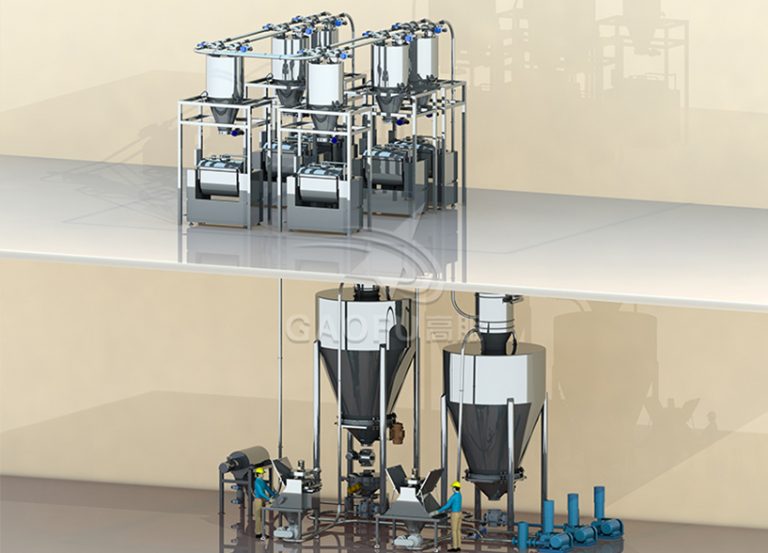 馍干输粉配料系统