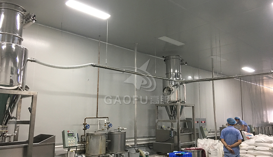 气力输送系统在面粉加工