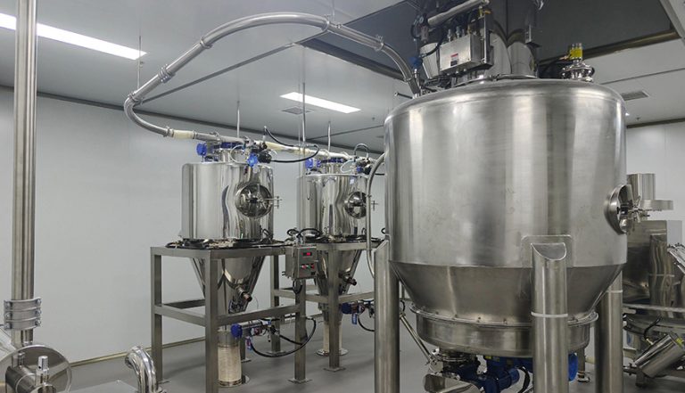 卸料 + 存储 + 筛分 + 配料，高服供料系统